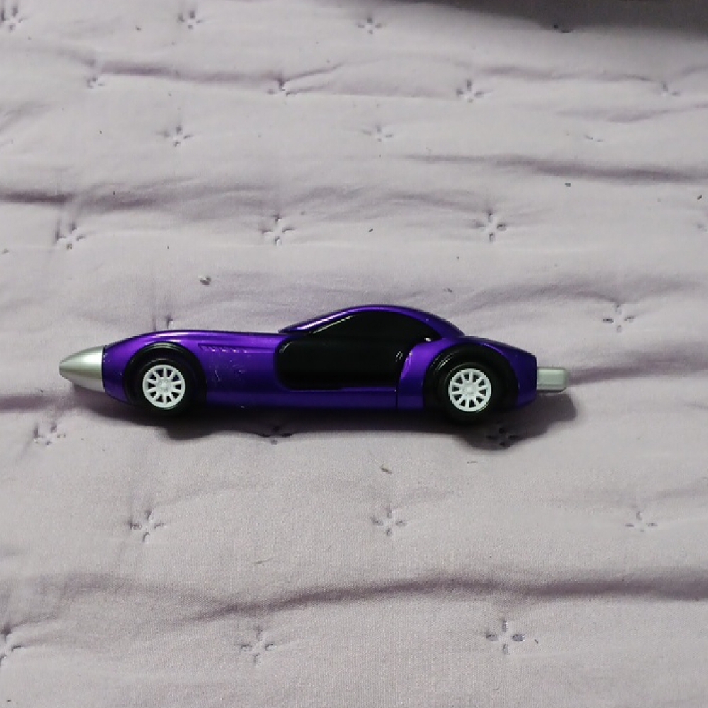 Purple and Silver Sports Car Toy Pen